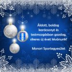 Boldog karácsonyt kívánunk!